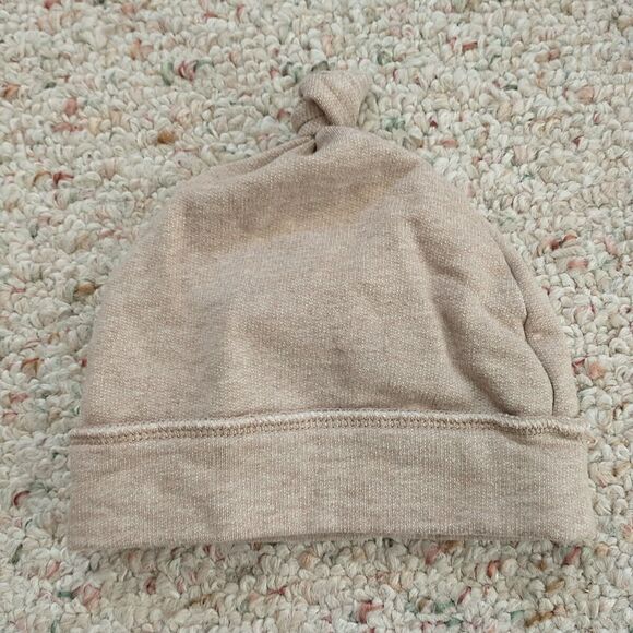 Lot Of 3 Baby Gap Rabbit + Bear Boy 3-6M Fall Spring Cotton Overall Shirt Hat - Picture 13 of 15